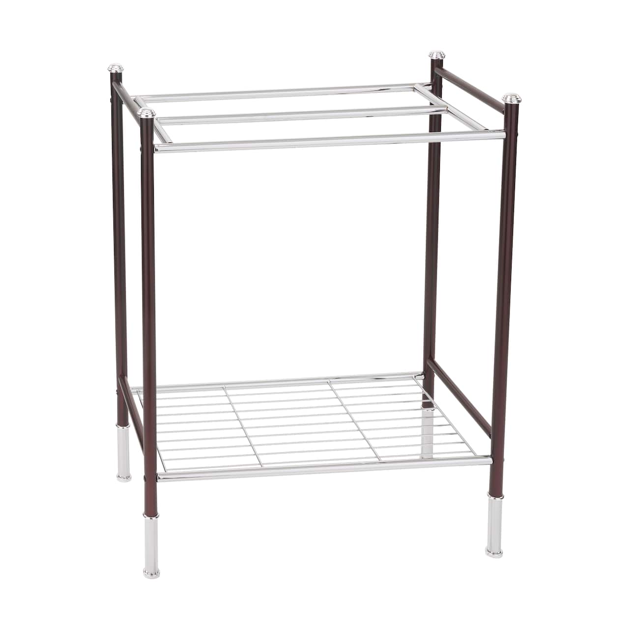 Organize It All Duplex Line Freestanding Towel Rack